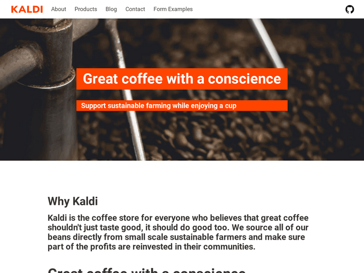 Screenshot of gatsby-starter-netlify-cms