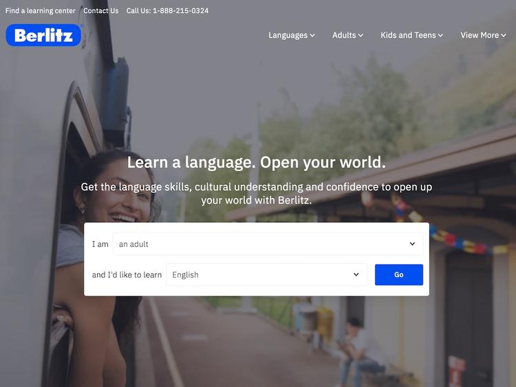 Screenshot of Berlitz